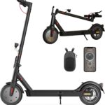 E Scooter mit Straßenzulassung Max 30 km Reichweite, ABE Elektroroller Belastung bis 120kg, LED, 20km/h, 350W Motor,Duales Bremssystem Doppelte Federung Leicht Kompakt & Stabil Eroller Für Pendler