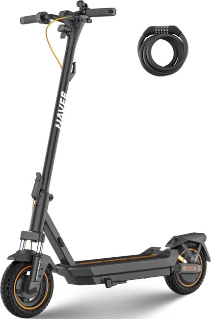 NAVEE GT3 Serie E-Scooter 350W-400W, 50 km-75 km Reichweite | Vierfach-Federung | Klappbar (54 cm) mit IPX5,Steigungen 18%-22%