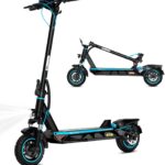 EVERCROSS A1 E-Scooter mit Straßenzulassung (ABE), 500W Motor, 10 Zoll Offroad Vakuumreifen, 46,8V 716,04WH Akku bis 70 km Reichweite, Faltbarer Elektroroller für Erwachsene mit App & LED-Display