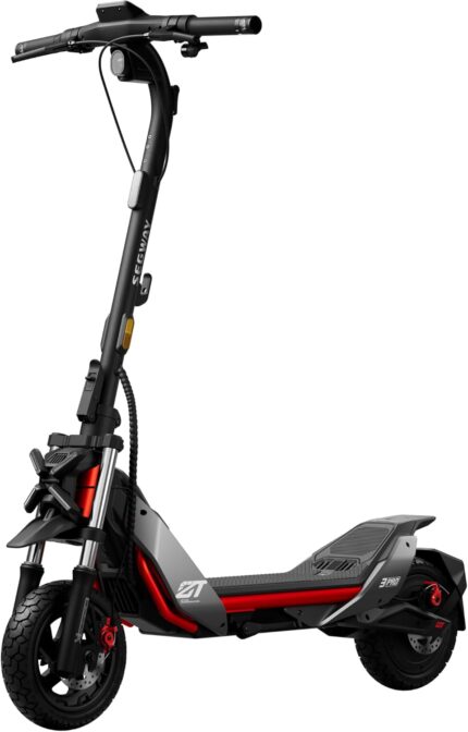 Segway ZT3 Pro D, E-Scooter mit Deutscher Straßenzulassung, 70 km Eco Modus Reichweite, 56km im Sport Modus, Vollfederung, 120 kg Tragkraft, 25% Steigung, Offroad-Reifen, Apple Find My, wasserfest