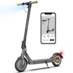 E Scooter mit Straßenzulassung,10 Zoll E Roller, Max 32km/40km Reichweite 20km/h, Elektro Scooter bis 120kg, Blinker, APP-Verbindung, Vierfache Stoßdämpfung, Duales Bremssystem E Roller für Erwachsene