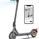E Scooter mit Straßenzulassung,10 Zoll E Roller, Max 32km/40km Reichweite 20km/h, Elektro Scooter bis 120kg, Blinker, APP-Verbindung, Vierfache Stoßdämpfung, Duales Bremssystem E Roller für Erwachsene