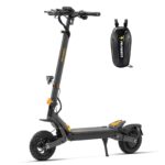 Ausom L1 E-Scooter mit Straßenzulassung (ABE), 70-90km Reichweite, 500W Motor, Max.20 km/h, Faltbarer Offroad Elektroroller für Erwachsene mit Duale Schwingarmdämpfer, Dual-Disc-Bremsen