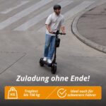 VMAX E-Scooter VX4 Serie, E-Roller mit Straßenzulassung in D, Reichweite bis zu 100km, 150 kg max. Zuladung, Blinker, Integrierte Federung, LCD-Display, App Funktion