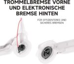 Segway-Ninebot E3 Pro D, E-Scooter Deutscher Straßenzulassung, 55 km Eco Modus Reichweite, 47km Sport Modus Reichweite, Federung vorne & hinten, 800 W Motor, faltbar, 17,9 kg, 10-Zoll Reifen, IPX5