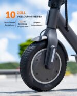 E Scooter mit Straßenzulassung,10 Zoll E Roller, Max 32km/40km Reichweite 20km/h, Elektro Scooter bis 120kg, Blinker, APP-Verbindung, Vierfache Stoßdämpfung, Duales Bremssystem E Roller für Erwachsene