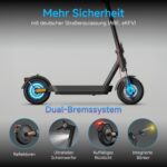 Xiaomi E-Scooter 4 Lite, 4 Pro Plus, 4 Ultra, 5 Elite, 5, 5 Pro oder 5 Max mit Deutscher Straßenzulassung (max 20km/h, bis zu 70km Reichweite und 25% Steigung, Luftreifen, Dual-Bremsen, Display, App)