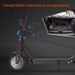 E Scooter mit Straßenzulassung Max 40 km Reichweite,10 Zoll Elektroroller mit Wabenreifen Duales Bremssystem und Doppelfederung 20km/h,Elektro Scooter bis 120kg für Herren Damen