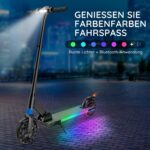 E Scooter Kinder,LED-Anzeige,Faltbarer und Höhenverstellbar Elektroroller für Kinder 8-16 Jahren,Max Reichweite 20KM,Max 20KM/H,Elektroscooter Geschenk für Kinder und Jugendliche Keine ABE