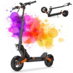 JOYOR E Scooter Roller S/Y/F-Serie, Reichweite von 40-100 km, Escooter 150 kg Tragkraft Einzel/Doppelmotoren, E Roller mit 10-Zoll-Geländereifen