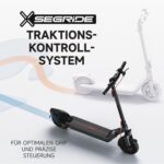 Segway-Ninebot E3 Pro D, E-Scooter Deutscher Straßenzulassung, 55 km Eco Modus Reichweite, 47km Sport Modus Reichweite, Federung vorne & hinten, 800 W Motor, faltbar, 17,9 kg, 10-Zoll Reifen, IPX5