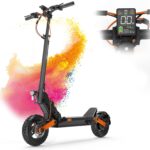 JOYOR E Scooter Roller S/Y/F-Serie, Reichweite von 40-100 km, Escooter 150 kg Tragkraft Einzel/Doppelmotoren, E Roller mit 10-Zoll-Geländereifen