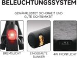 Segway-Ninebot E3 Pro D, E-Scooter Deutscher Straßenzulassung, 55 km Eco Modus Reichweite, 47km Sport Modus Reichweite, Federung vorne & hinten, 800 W Motor, faltbar, 17,9 kg, 10-Zoll Reifen, IPX5