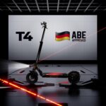 E Scooter mit Straßenzulassung, 10 Zoll Offroad Luftreifen mit Doppeltem Stoßdämpfungssystem, Batterie 12,5 Ah 60–70 km Reichweite, LCD-Instrumententafel, Maximale Tragfähigkeit 150 kg, Smart APP