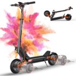 JOYOR E Scooter Roller S/Y/F-Serie, Reichweite von 40-100 km, Escooter 150 kg Tragkraft Einzel/Doppelmotoren, E Roller mit 10-Zoll-Geländereifen