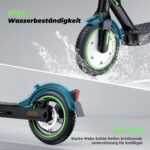 E-Scooter mit Straßenzulassung, 8,5 Zoll Elektroroller Max 30KM Reichweite, App, LED-Anzeige, E Roller bis 120kg Tragkraft, Faltbarer Elektroscooter Erwachsene für Pendlerverkehr