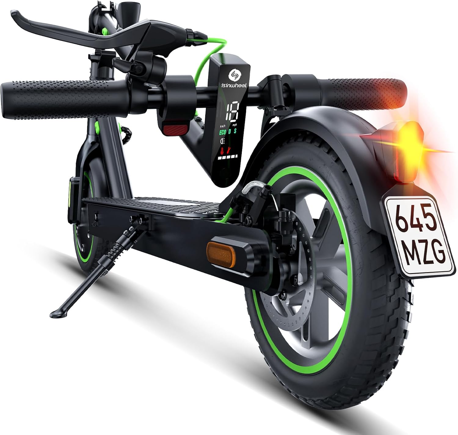 71m-bPVvdDL._AC_SL1500 E-Scooter mit Straßenzulassung, 8,5 Zoll Elektroroller Max 30KM Reichweite, App, LED-Anzeige, E Roller bis 120kg Tragkraft, Faltbarer Elektroscooter Erwachsene für Pendlerverkehr