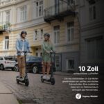 Segway-Ninebot MAX G30D II, E Scooter mit Straßenzulassung für Erwachsene, max. 20 km/h Geschwindigkeit, 65 km Reichweite, Lange Reichweite (2021 Version), grau