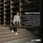 Segway-Ninebot MAX G2 D, E Scooter mit Straßenzulassung für Erwachsene, max. 20 km/h Geschwindigkeit, 70 km Reichweite, Lange Reichweite