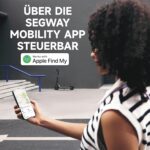 Segway-Ninebot E3 Pro D, E-Scooter Deutscher Straßenzulassung, 55 km Eco Modus Reichweite, 47km Sport Modus Reichweite, Federung vorne & hinten, 800 W Motor, faltbar, 17,9 kg, 10-Zoll Reifen, IPX5