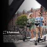 Segway-Ninebot MAX G30D II, E Scooter mit Straßenzulassung für Erwachsene, max. 20 km/h Geschwindigkeit, 65 km Reichweite, Lange Reichweite (2021 Version), grau